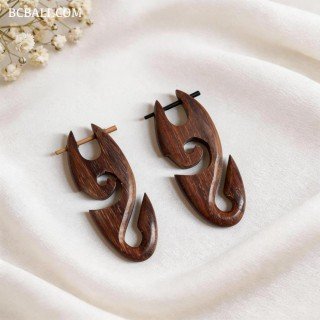 Hot Sale Beautiful Unique Wood Earrings Handmade